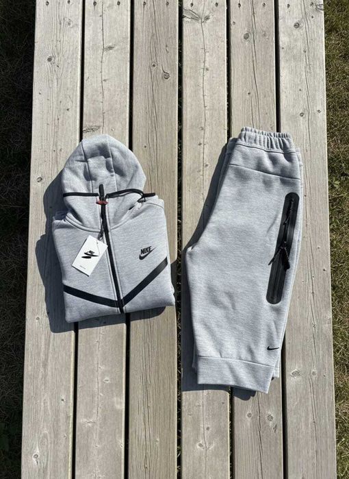 Trening Nike TECH Fleece Gri - Bumbac 100%