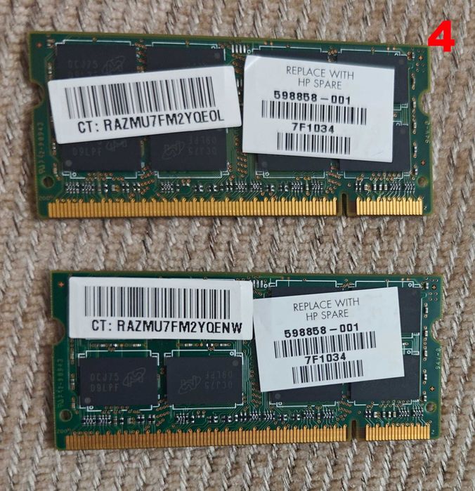 Memorii RAM  Laptop DDR3 ,DDR2