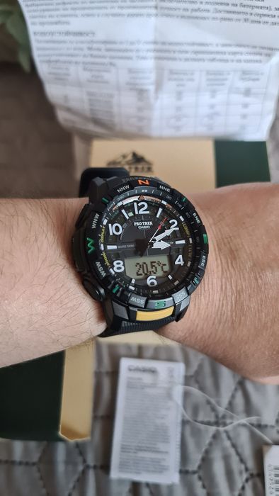 Casio Pro Trek prt-b50-1er нов с 2г гаранция