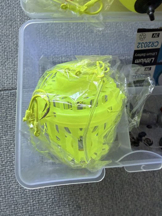 Montură pescuit cu LED pentru crap și novac – set complet