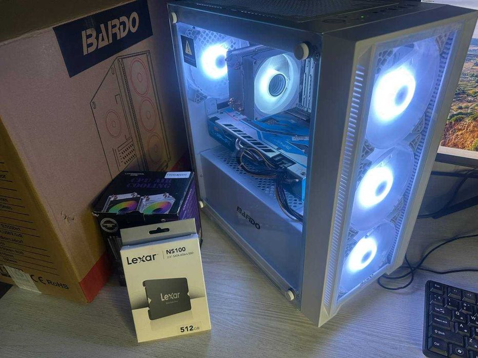 Новый Игровой кейс 20 поточный / RX 590 8gb / DDR4 16gb / м2 512gb