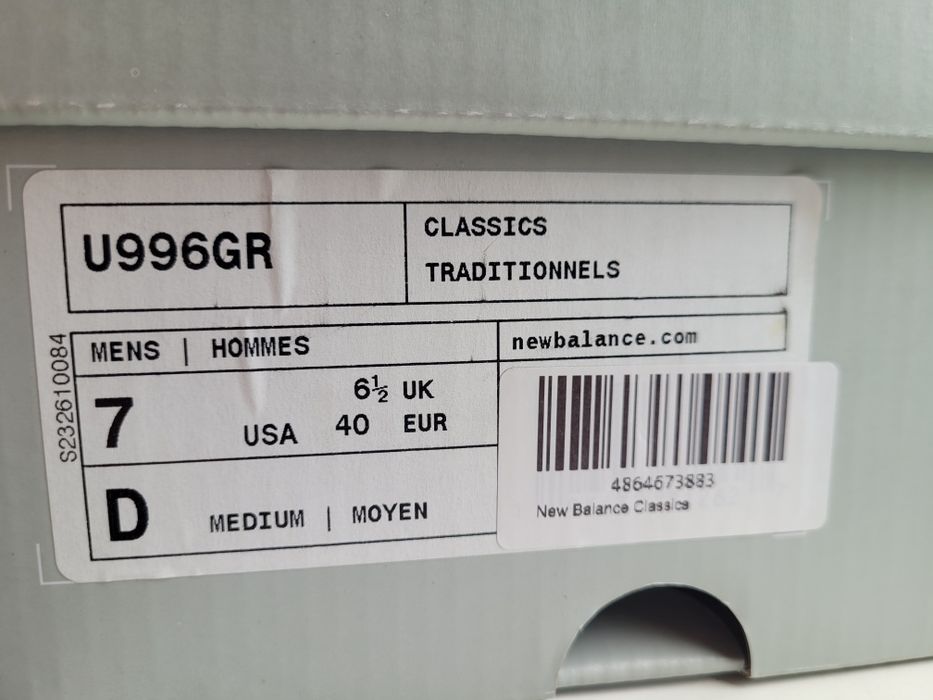 New Balance 996 Made in USA