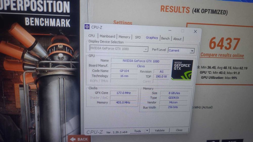 Laptop Gaming Clevo cu i7 8700k , gtx 1080 de 8 gb /256 biti , 32 gb ram -monstru in gaming