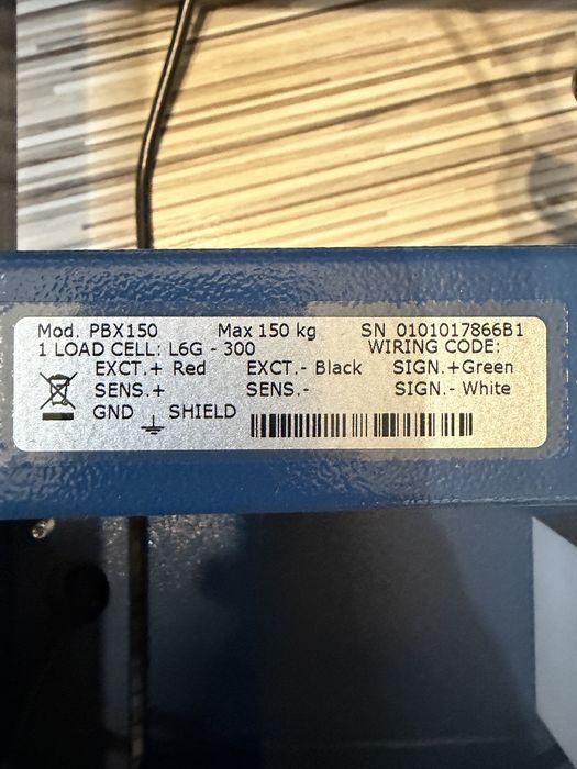 Cântar platformă Dini Argeo PBX150 + indicator DFWL-1 (150kg) NOU