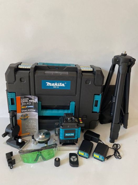 Лазерный уровень Dewalt Makita Bosch 4D 360° 16 линии
