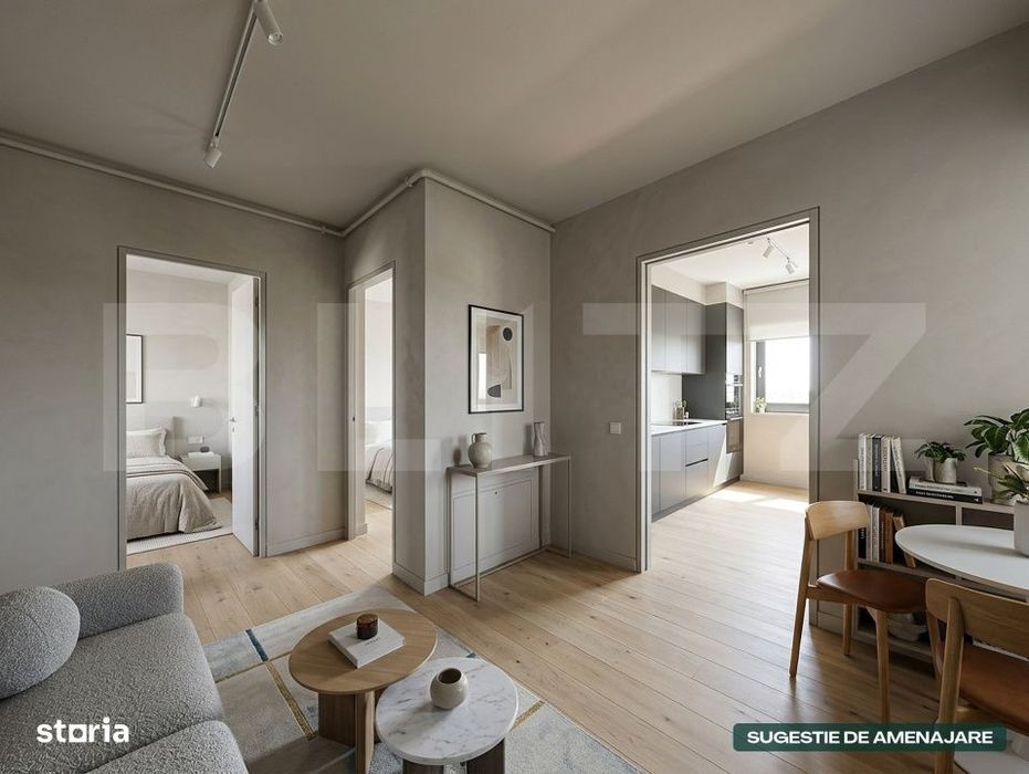 Apartament de vanzare, 2 camere, 61 mp | Parcare CF | Milano 5 — fotografia 1