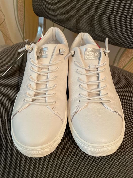 Кожаные кеды Levi’s