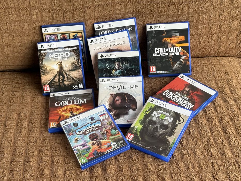 Игры на PlayStation 5 ,диски Call of Duty,Метро,Сэкбой,GTA5,Returnal
