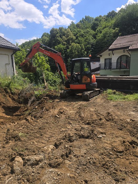 Excavator miniexcavator inchiriez