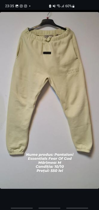 Pantaloni essentials