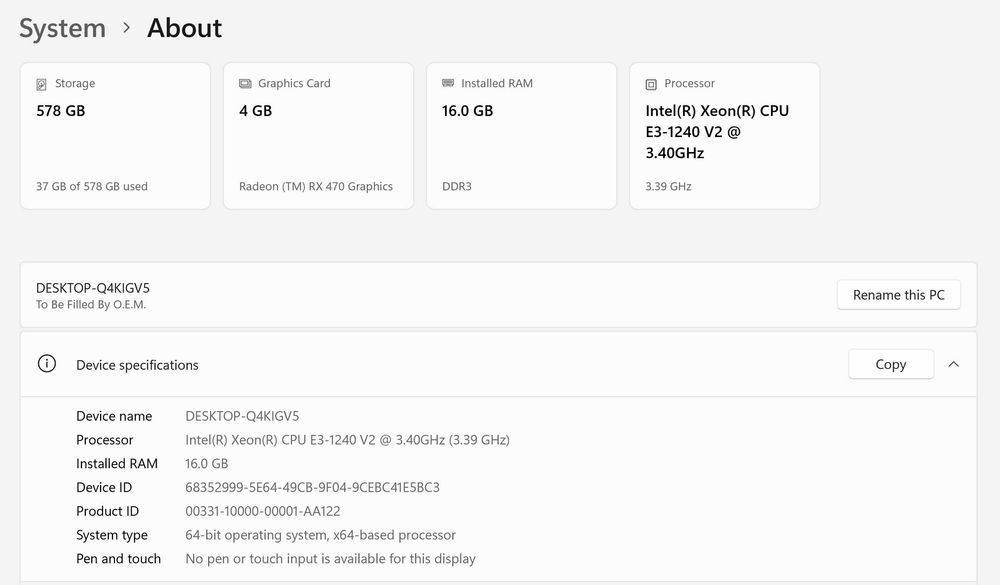 Продавам компютър подходящ за игри Xeon/16gb DDR3/RX470 4GB/SSD