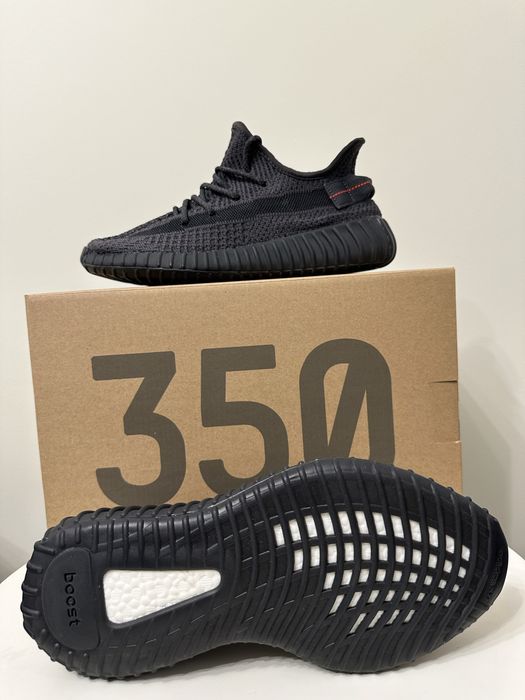 Yeezy 350 Boost - Black Static - doar 38