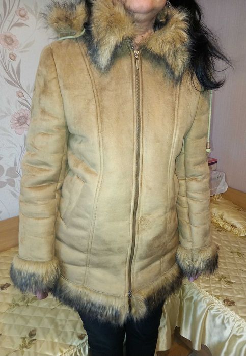 Кожена шуба, кожухче от еко кожа