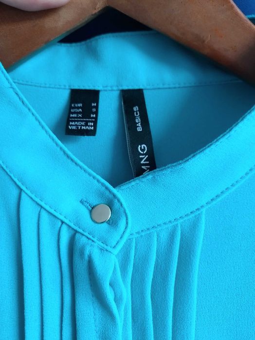 Bluza Mango mătase și bumbac noua 38