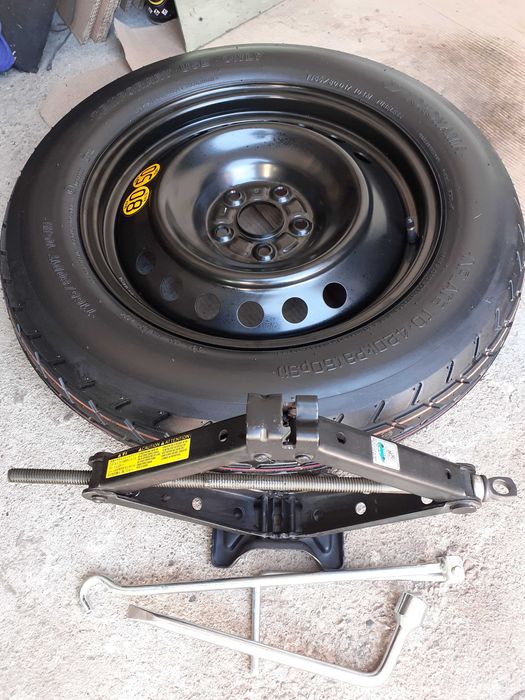 Roata rezerva SLIM cric TOYOTA RAV4, Corolla Cross, LEXUS NX, RX,   165/80 R17