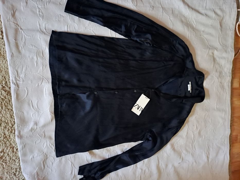 Camasa Zara Premium Satinata,model Balmain,L-XL