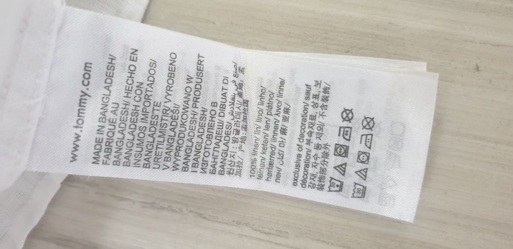 Tommy Hilfiger Linen /Лен Regular Fit  L НОВО ОРИГИНАЛ Мъжка  Ленена Риза