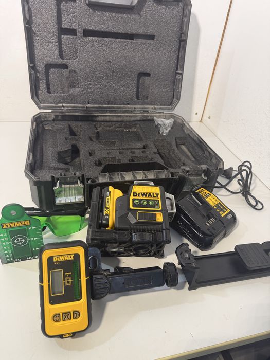 Laser dewalt 360 grade raza verde cu receptor