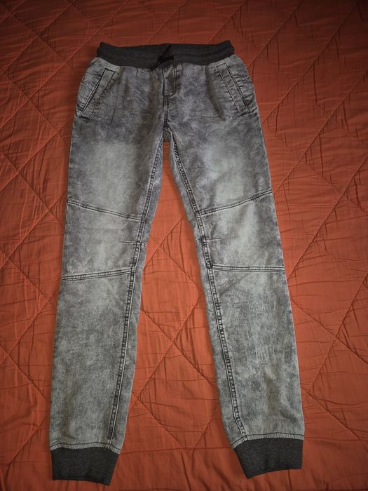 Ocazie Lot 3 perechi de pantaloni Blugi de firma 12-14 ani, Denim, Chapter Young, Terranova