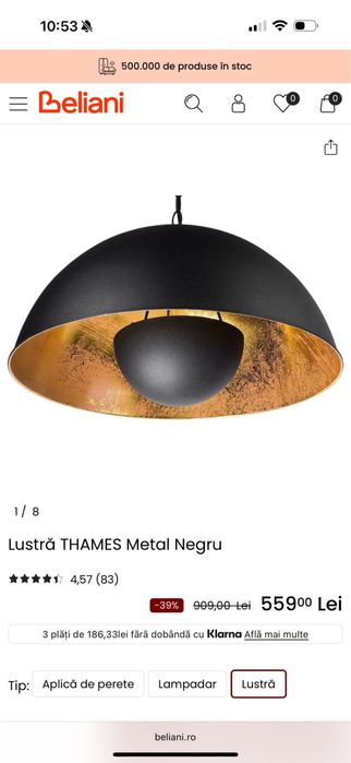 Vand Lustrǎ moderna