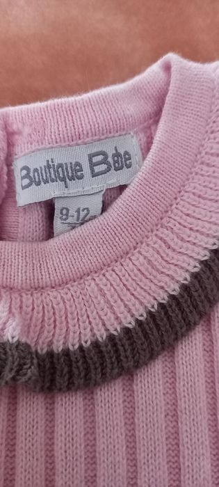 Детское платьице розовое полушерсть для девочки от2 до 4 лет!