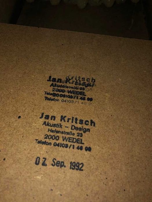 Тонколони Jan Kritsch