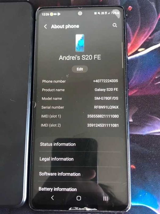 Samsung galaxy s20fe - 128GB