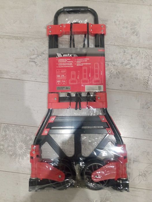 сгъваема транспортна количка MTX с две колела.  Товароносимост: 80 кг