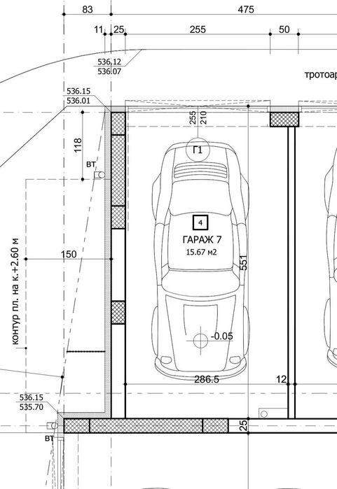 Продава се Гараж / Паркомясто в София, Триъгълника - 20 кв.м за 1750 €/кв.м - Снимка #2