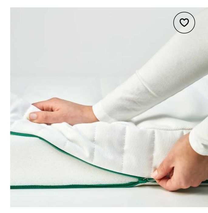 Детско разтегателно легло IKEA SLAKT с включена подматрачна рамка и матрак + подарък преграда
