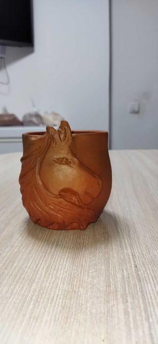 кружка лошадка керамика
