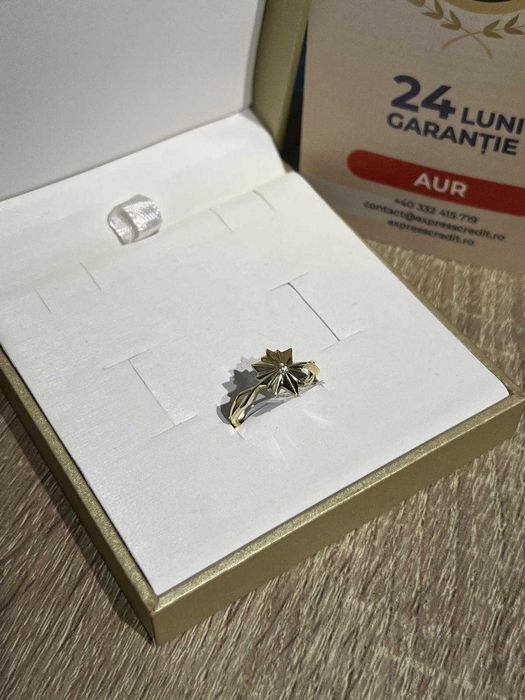 (Ag42) Inel aur galben 14k *2 ani garantie* b27565.3