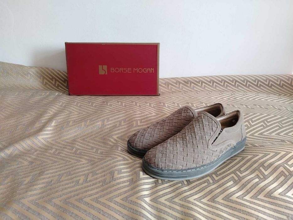 BORSE MOGAN /разм-43/ НОВАЯ ОБУВЬ слипоны кеды кроссовки мокасины