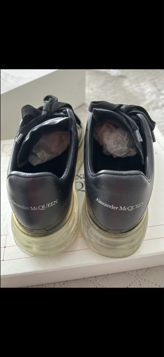 Sneakersi alexander mcqueen,talpa transparebta