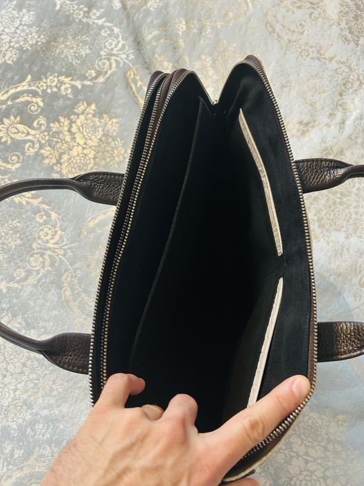 Бизнес чанта Pipozzo от естествена кожа