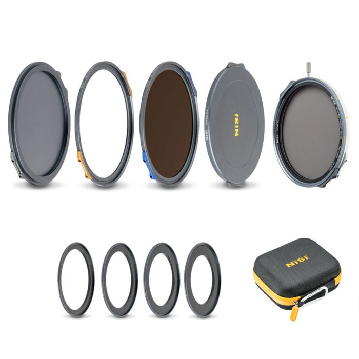 NISI Jetmag Pro 82mm 67mm 72mm 77m Creator Kit VND 1-9 stops Mist 1/8