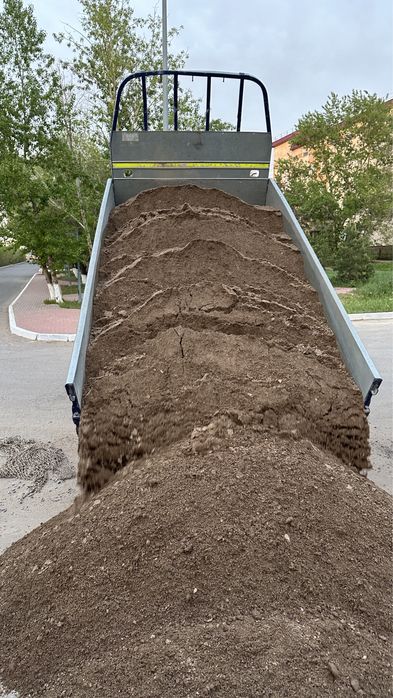 Щебень песок отсев чернезом перегной