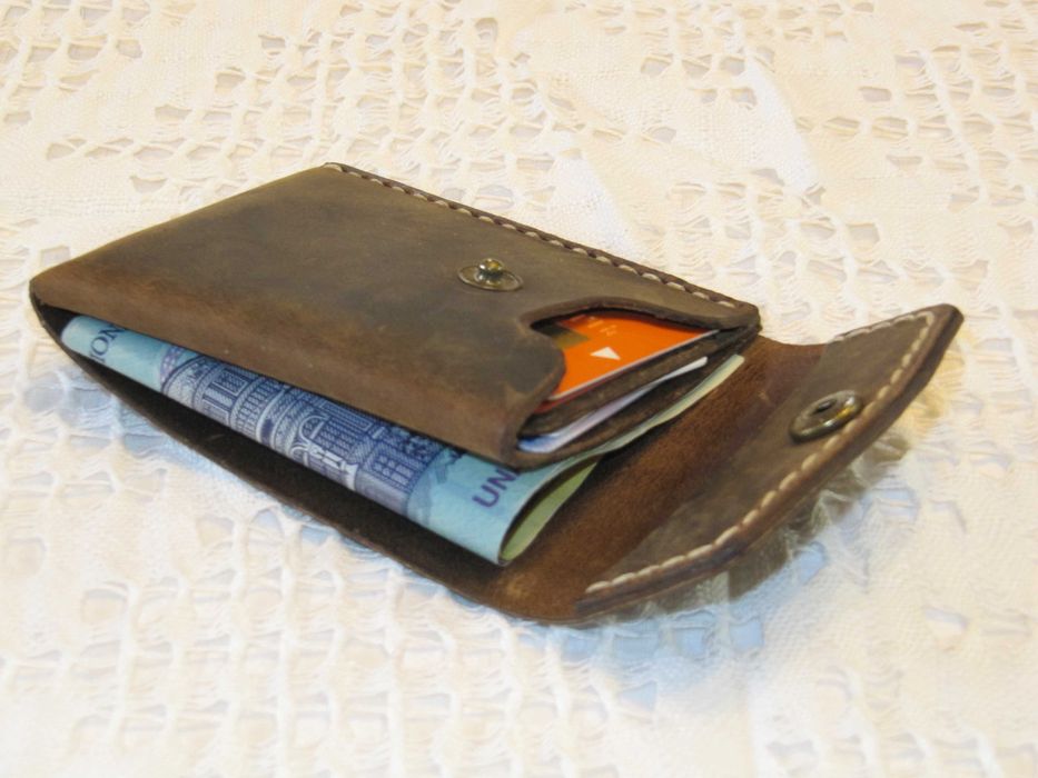 Portcard piele handmade