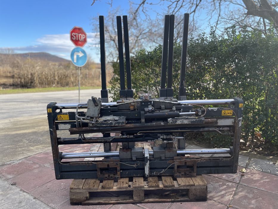 Мотокар Linde вилици и вилични изравнители