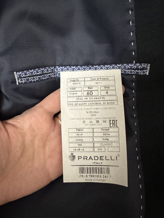 Шерстянной пиджак большого размера