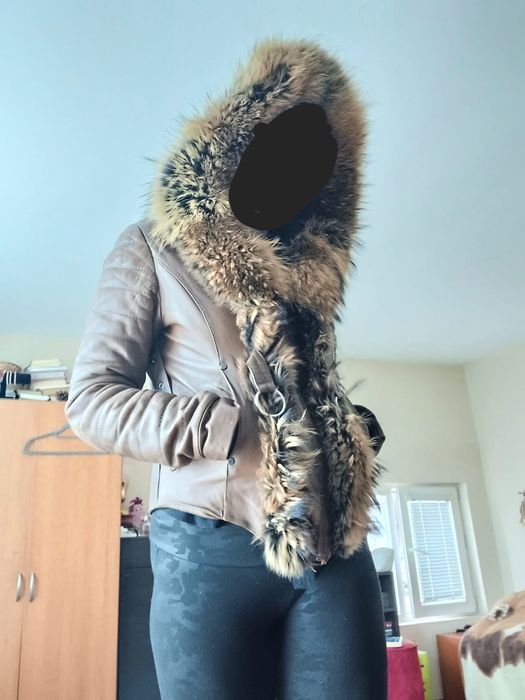 Яке от естествена кожа