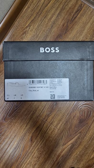 Мокасины BOSS оригинал 100%