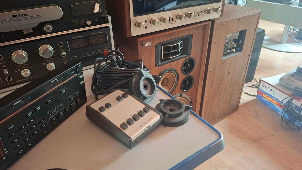 telecomanda cu cablu fostex r8 revox b77 a77 4-2 piste naburi