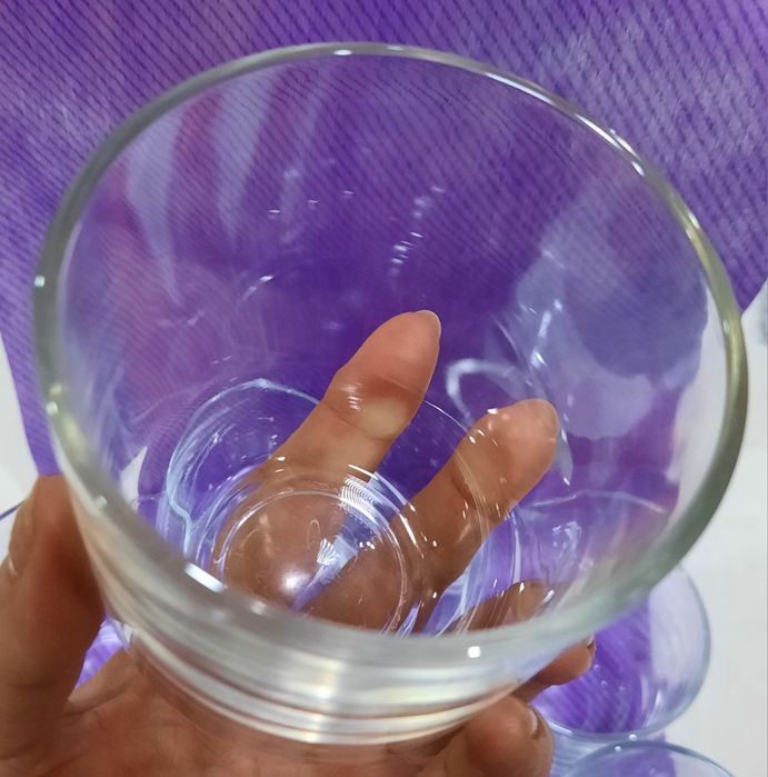 8 buc. Pahare sticlă ,simple