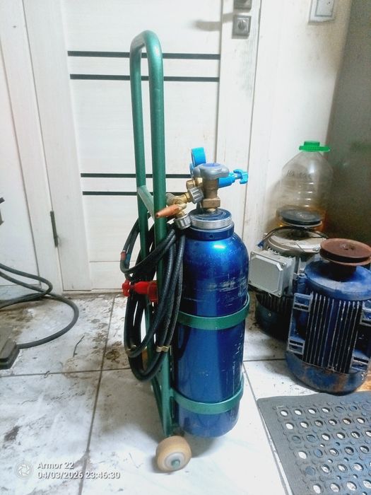 Газосварочный пост на тележке