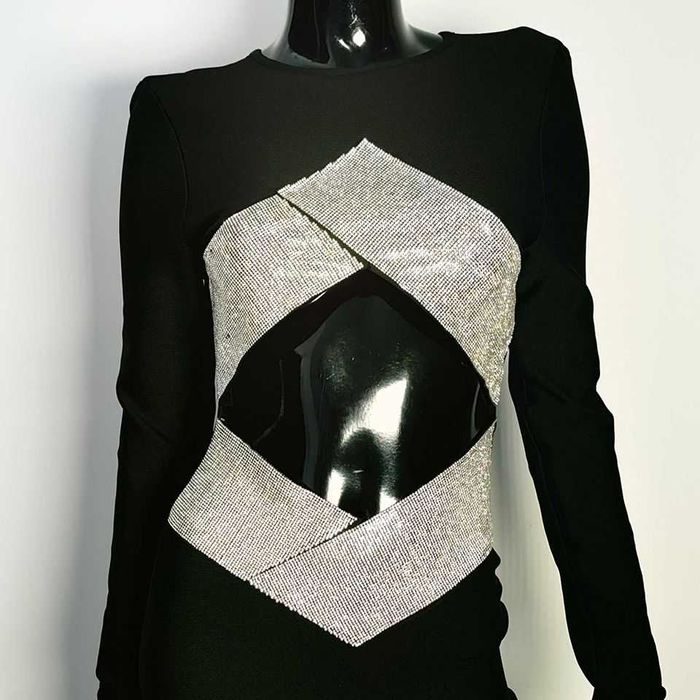 Къса рокля с пайети