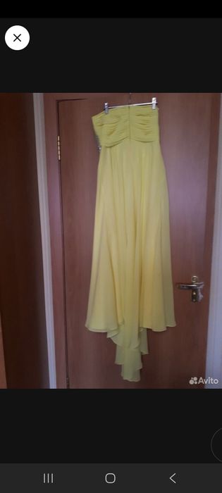 Платье в пол 46р