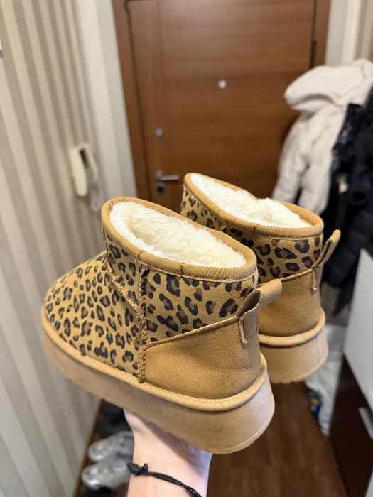 Дамски ботушки с вълнена подплата