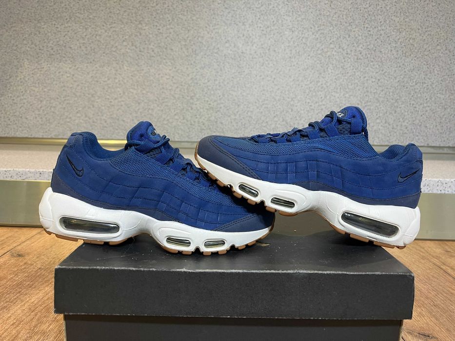 ОРИГИНАЛНИ *** Nike Air Max 95 Leather / Blue Dark Blue
