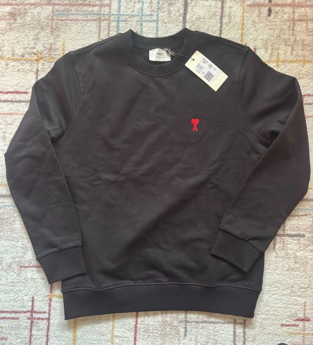 Ami Мъжки Блуза Черна Regular Fit Нова Размер- L